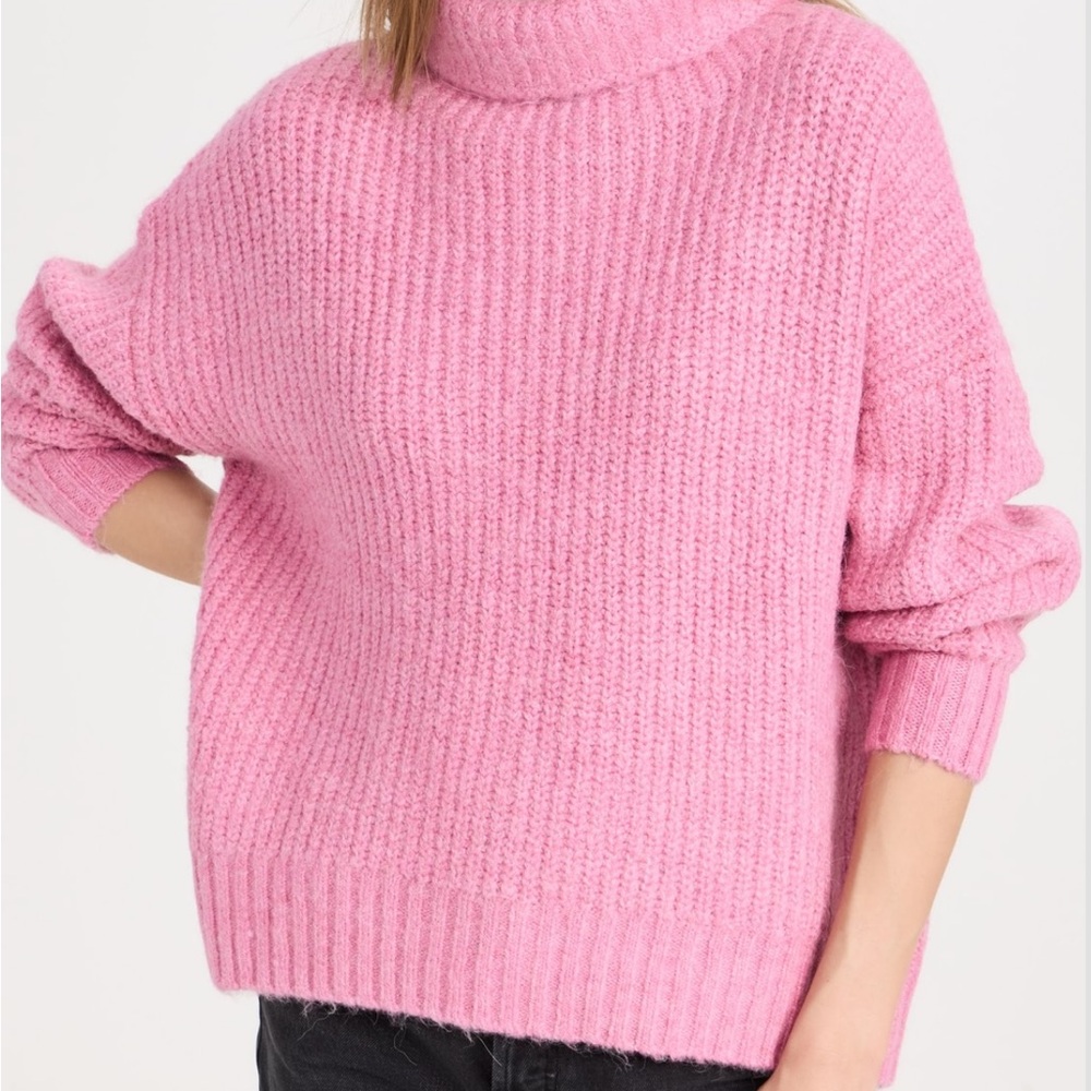 Pistola Ashley Turtleneck Sweater Aurora Pink Size Small